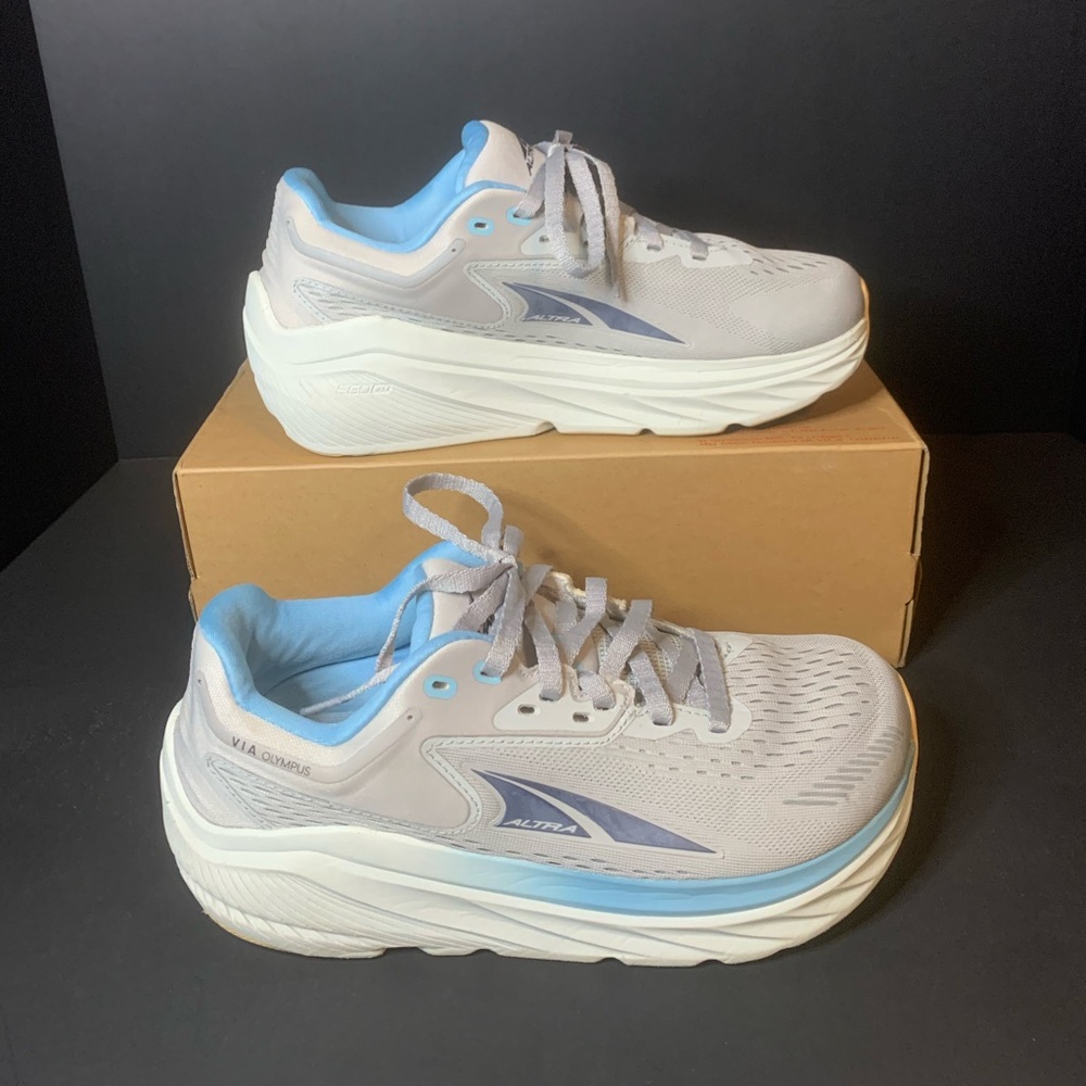 Altra Athletic Shoes Gray and Blue with Cushioned Midsole